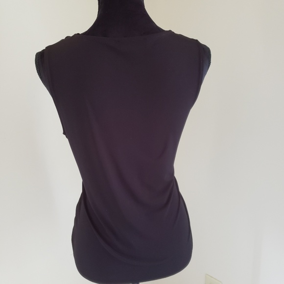 Sleeveless black blouse - Picture 4 of 4